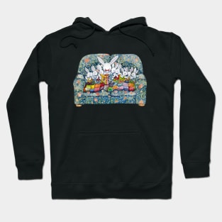 bunny bed time Hoodie